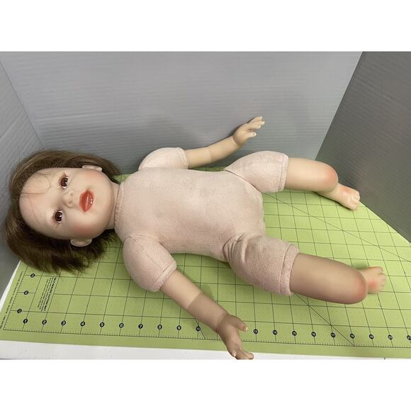 Kaydora Lifelike Realistic 20” Inch Handmade Vinyl Girl Baby Doll Rooted Hair - Picture 2 of 13